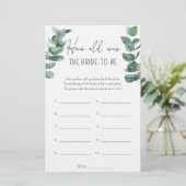 Eukalyptus - Wie alt war die Braut, um zu sein (Stehend Vorderseite)