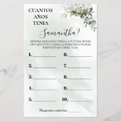 Eukalyptus Wie alt war sie duschend zweisprachiges (Rückseite)