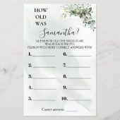 Eukalyptus Wie alt war sie duschend zweisprachiges (Vorderseite)