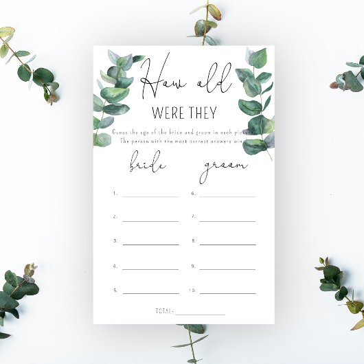 Eukalyptus Wie alt waren sie ein Bridgame