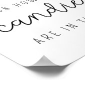 Eukalyptus - Wie viele Bonbons Babyduschenspiel Poster (Ecke)