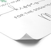 Eukalyptus wie viele Küsse Brautparty Poster (Ecke)