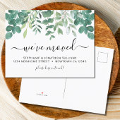 Eukalyptus Wir haben die Ankündigung Postkarte ver