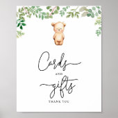 Eukalyptus Wir können frühzeitig Karten und Gesche Poster (Vorne)