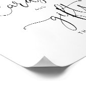 Eukalyptus Wir können frühzeitig Karten und Gesche Poster (Ecke)