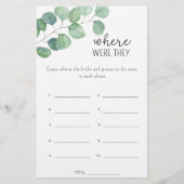 Eukalyptus - Wo waren sie Brautparty (Vorderseite)