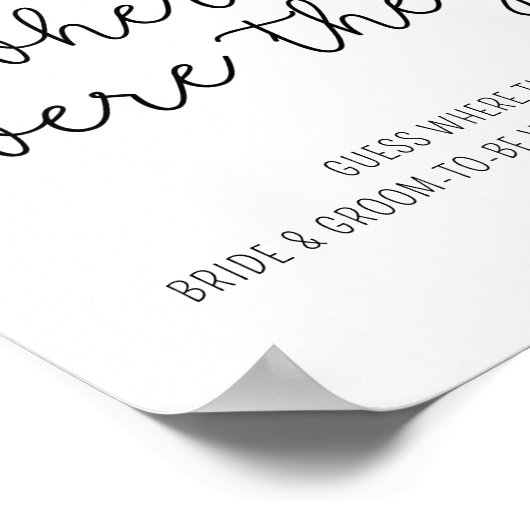 Eukalyptus - Wo waren sie? Poster (Ecke)