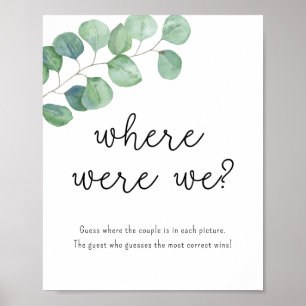 Eukalyptus - Wo waren wir? Poster