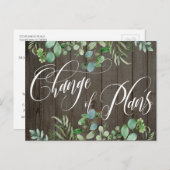 Eukalyptus-Wood-Änderung von Plänen verzögert Hoch Postkarte (Vorne/Hinten)