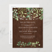 Eukalyptus Wood Ankündigungspostkarte (Vorne/Hinten)