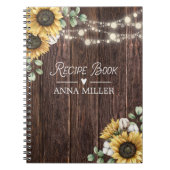 Eukalyptus Wood Boho Reecipe Notizblock (Vorderseite)