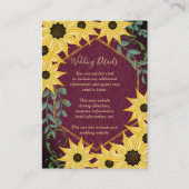 Eukalyptus Wood Watercolor Floral Begleitkarte (Vorderseite)