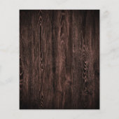 Eukalyptus Wood Wedding Abend Party Invit (Rückseite)