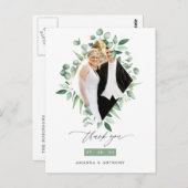 Eukalyptus Woodland Greenerie Vielen Dank Postkarte (Vorne/Hinten)