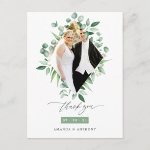 Eukalyptus Woodland Greenerie Vielen Dank Postkarte