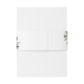 Eukalyptus Woodland Wedding Einladungsbanderole (Rückseitenbeispiel)