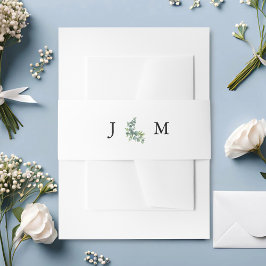 Eukalyptus Woodland Wedding Einladungsbanderole