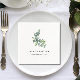 Eukalyptus Woodland Wedding Serviette