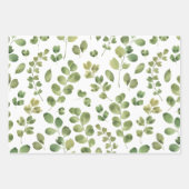 Eukalyptus Wrapping Paper Flat Sheet Set 3 Geschenkpapier Set (Vorderseite 3)