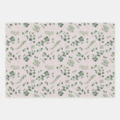 Eukalyptus Wrapping Paper Geschenkpapier Set (Vorderseite 3)