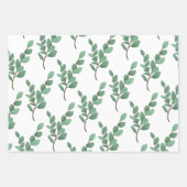 Eukalyptus Wrapping Paper-Set Geschenkpapier Set (Vorderseite 2)