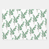 Eukalyptus Wrapping Paper-Set Geschenkpapier Set (Vorderseite)