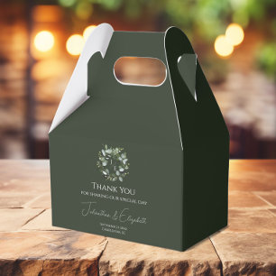 Eukalyptus Wreath   Dunkelgrün Geschenkschachtel