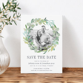 Eukalyptus Wreath-Foto Save the Date