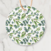Eukalyptus Wreath Geschenkanhänger (Rückseite)