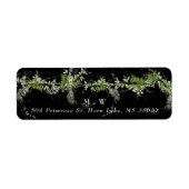 Eukalyptus Wreath Premium Black Envelope (Vorne)