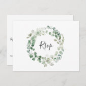 Eukalyptus Wreath UAWG Postkarte mit Auswahl an Ge (Vorne/Hinten)