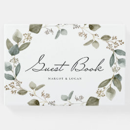 Eukalyptus Wreath Wedding Foto Gästebuch