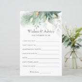 Eukalyptus wünscht & berät Brautparty Game (Stehend Vorderseite)