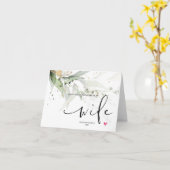 Eukalyptus wünscht sich den ersten Geburtstag als  Karte (Gelbe Blume)