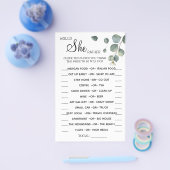 Eukalyptus würde eher eine Duschspielkarte haben Flyer (Einzeln)