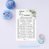 Eukalyptus würde sie eher Duschspielkarte machen Flyer (Einzeln)