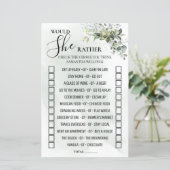 Eukalyptus würde sie lieber zweisprachiges Spiel d (Stehend Vorderseite)