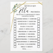 Eukalyptus würde sie lieber zweisprachiges Spiel d (Rückseite)