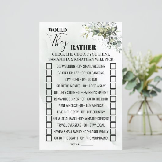 Eukalyptus Würden sie lieber zweisprachig duschen (Stehend Vorderseite)