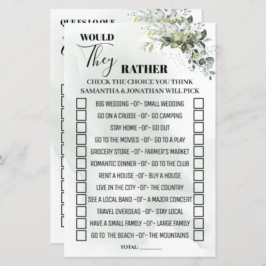 Eukalyptus Würden sie lieber zweisprachig duschen (Vorne/Hinten)