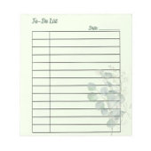 Eukalyptus zu verschiedenen Zwecken botanisch Notizblock