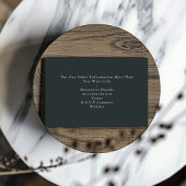 Eukalyptus-Zweig, grüne Blätter Hochzeitszene Begleitkarte