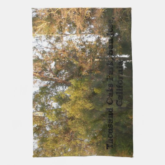 Eukalyptusbäume Tausend Eichen Park, San José Handtuch (Vertikal)