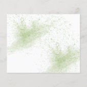 Eukalyptusberatung für eine Karte für ein Brautpar (Hinten)