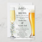 Eukalyptusblasen und Brauen Dusche Einladung (Vorderseite)