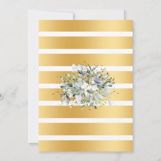 Eukalyptusblasen und Brews Kaffeemaschine Einladung (Rückseite)