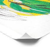 Eukalyptusblattdruck Fotodruck (Ecke)