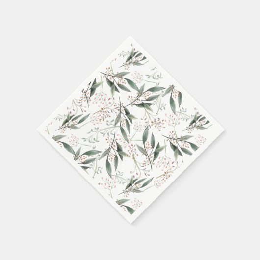 Eukalyptusblättriger Kaugummi Serviette (Ecke)