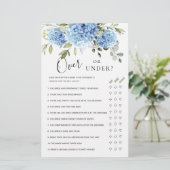 Eukalyptusblume über oder unter dem Brautparty (Stehend Vorderseite)