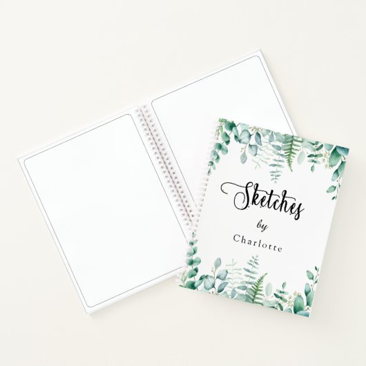 Eukalyptusfarne Notizblock (Innenseite)